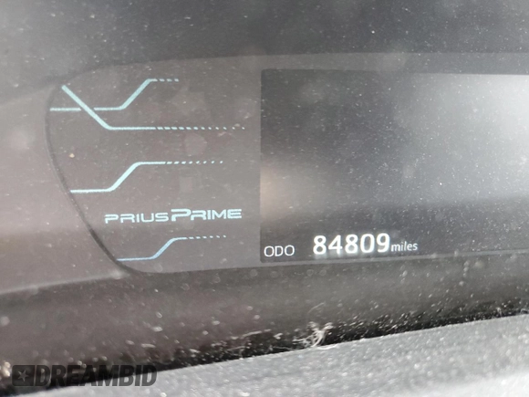 2017 Toyota Prius Plus with VIN JTDKARFP8H3002944, listed as a Copart auction lot 53931505 with 84,809 mi miles and Salvage Title. Bid and sale history available at DreamBid. Image 9.