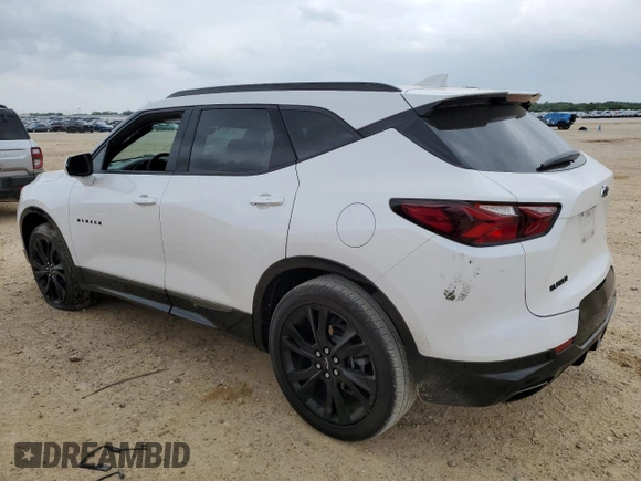 2021 Chevrolet Blazer RS z VIN 3GNKBERS8MS576350, wystawiony jako Copart lot #54868425 z przebiegiem 70 354 mil mil oraz Szkoda całkowita • Salvage title. Historia ofert i sprzedaży dostępna na DreamBid. Obrazek 2.