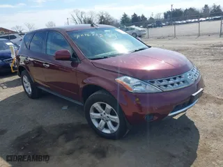 2006 Nissan Murano SL with VIN JN8AZ08W66W519356, listed as a IAAI auction lot 41846733 with 199,363 mi miles. Bid and sale history available at carsss.com. Image 1.