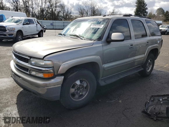 2003 Chevrolet Tahoe LS with VIN 1GNEK13Z63J149891, listed as a Copart auction lot 48903585 with 217,603 mi miles and Salvage Title. Bid and sale history available at DreamBid. Image 1.