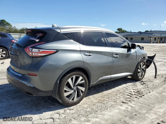 2018 Nissan Murano Platinum with VIN 5N1AZ2MH4JN169282, listed as a Copart auction lot 77607014 with 225,818 mi miles and Non Repairable. Bid and sale history available at carsss.com. Image 3.