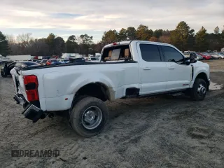 2024 Ford F-350 XL with VIN 1FT8W3DM8REC02732, listed as a Copart auction lot 80866094 with 16,411 mi miles and Salvage Title. Bid and sale history available at DreamBid. Image 3.