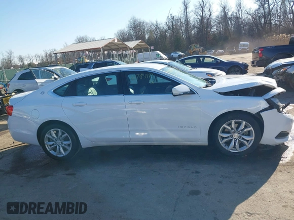 2017 Chevrolet Impala LT with VIN 2G1105S35H9112814, listed as a IAAI auction lot 41703979 with 184,508 mi miles and . Bid and sale history available at DreamBid. Image 14.