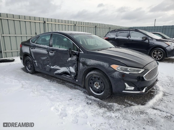 2020 Ford Fusion Plug-In Hybrid Titanium with VIN 3FA6P0SU5LR261527, listed as a Copart auction lot 86363274 with 76,210 mi miles and Salvage Title. Bid and sale history available at carsss.com. Image 4.