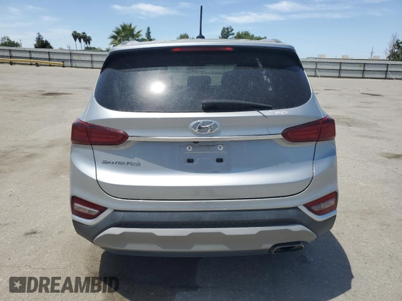 2020 Hyundai Santa Fe SE with VIN 5NMS23AD4LH248018, listed as a Copart auction lot 56416555 with 53,275 mi miles and Salvage title. Bid and sale history available at DreamBid. Image 6.