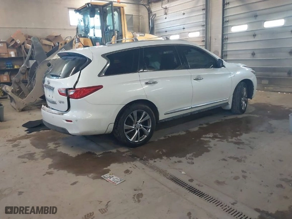 2015 Infiniti QX60 with VIN 5N1AL0MM2FC539098, listed as a IAAI auction lot 41409389 with NaN miles. Bid and sale history available at carsss.com. Image 4.
