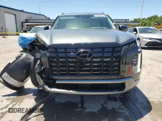 2023 Hyundai Palisade Limited z VIN KM8R54GE9PU624654, wystawiony jako Copart lot #57507355 z przebiegiem 14 600 mil mil oraz Szkoda całkowita • Salvage title. Historia ofert i sprzedaży dostępna na DreamBid. Obrazek 5.