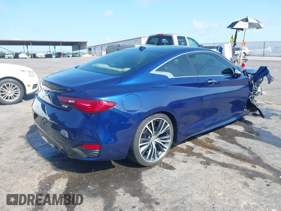2017 Infiniti Q60 Premium with VIN JN1CV7EKXHM362989, listed as a IAAI auction lot 42531155 with 151,893 mi miles and . Bid and sale history available at DreamBid. Image 4.