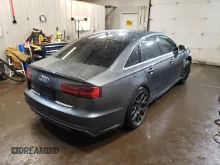 2016 Audi S6 Premium Plus with VIN WAUF2AFC4GN100284, listed as a Copart auction lot 86496964 with 100,537 mi miles and Salvage Title. Bid and sale history available at carsss.com. Image 3.