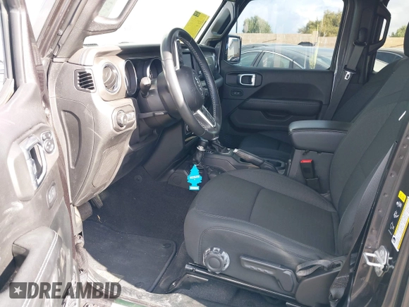 2021 Jeep Wrangler Unlimited Sahara with VIN 1C4HJXEN4MW503014, listed as a IAAI auction lot 41900234 with 16,444 mi miles and . Bid and sale history available at DreamBid. Image 5.