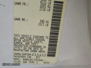 2014 Nissan Altima 2.5 with VIN 1N4AL3AP1EN215122, listed as a Copart auction lot 53883965 with 163,001 mi miles and Salvage Title. Bid and sale history available at carsss.com. Image 12.
