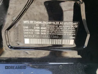 2006 Mercedes-Benz E 350 with VIN WDBUF56J16A827360, listed as a Copart auction lot 50359075 with 154,551 mi miles and Salvage Title. Bid and sale history available at DreamBid. Image 12.