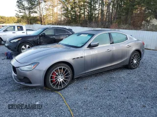 2016 Maserati Ghibli S with VIN ZAM57RSA3G1168761, listed as a Copart auction lot 48160895 with 65,453 mi miles and Clean Title. Bid and sale history available at carsss.com. Image 1.
