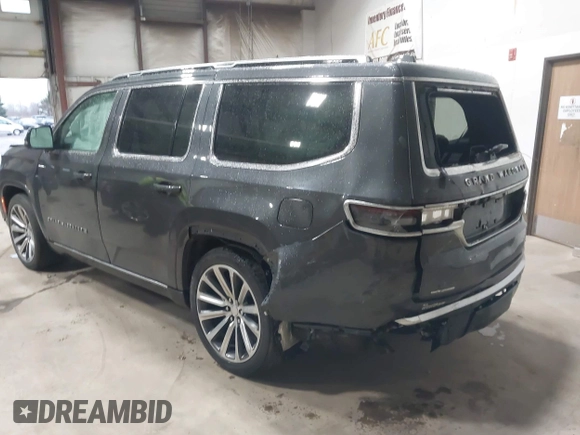 2022 Jeep Grand Wagoneer Series I with VIN 1C4SJVEJ2NS113397, listed as a IAAI auction lot 41943632 with 21,255 mi miles and . Bid and sale history available at DreamBid. Image 3.