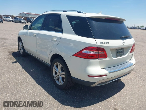 2012 Mercedes-Benz M 350 with VIN 4JGDA5HB0CA002486, listed as a IAAI auction lot 42638591 with 80,754 mi miles and . Bid and sale history available at DreamBid. Image 3.