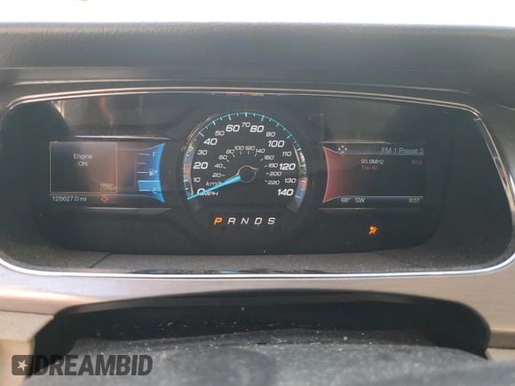 2016 Ford Taurus SEL with VIN 1FAHP2H89GG122884, listed as a Copart auction lot 53597595 with 128,627 mi miles and Salvage title. Bid and sale history available at DreamBid. Image 9.