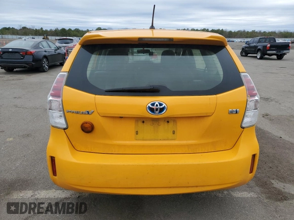 2016 Toyota Prius v Two with VIN JTDZN3EUXGJ050396, listed as a Copart auction lot 53735695 with 291,459 mi miles and Clean Title. Bid and sale history available at carsss.com. Image 6.