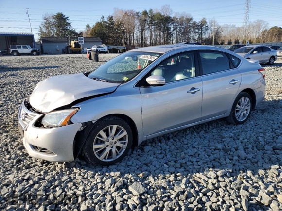 2015 Nissan Sentra SL with VIN 3N1AB7AP1FY267507, listed as a Copart auction lot 48666305 with 163,617 mi miles and Salvage Title. Bid and sale history available at DreamBid. Image 1.
