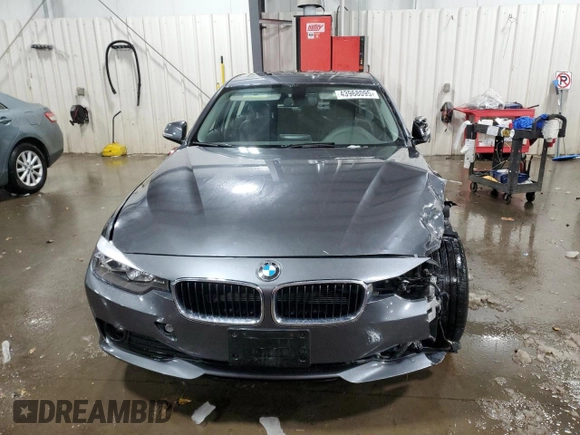 2015 BMW 3 Series 320i xDrive with VIN WBA3C3C59FK203363, listed as a Copart auction lot 43968095 with 99,468 mi miles and Salvage Title. Bid and sale history available at carsss.com. Image 5.