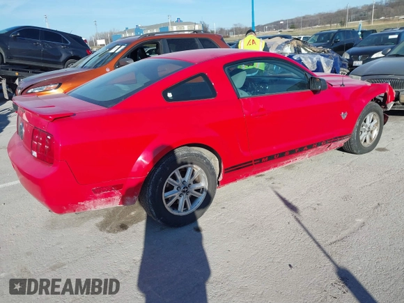 2009 Ford Mustang with VIN 1ZVHT80N595126484, listed as a IAAI auction lot 41226847 with 117,273 mi miles and . Bid and sale history available at carsss.com. Image 4.