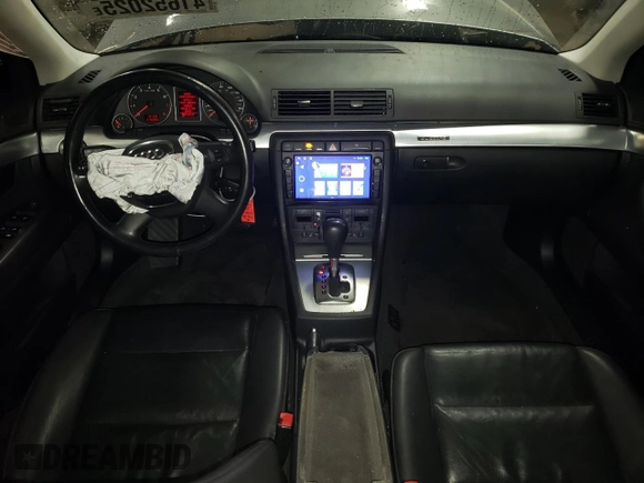 2007 Audi A4 2.0T with VIN WAUKF78E47A100636, listed as a Copart auction lot 41652025 with 141,770 mi miles and Salvage title. Bid and sale history available at DreamBid. Image 8.