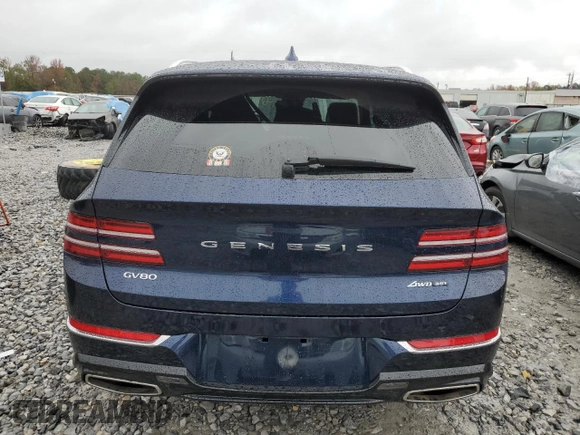 2022 Genesis GV80 Advanced Plus с VIN KMUHCESC0NU079164, выставлен на аукционе Copart как лот 82431584 с пробегом 38 173 миль миль и Списание • Salvage title. История ставок и продаж доступна на DreamBid. Изображение 6.