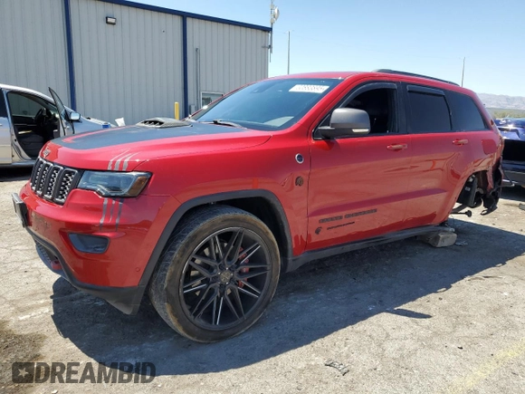 2019 Jeep Grand Cherokee Trailhawk with VIN 1C4RJFLT4KC787940, listed as a Copart auction lot 60883895 with 77,160 mi miles and Salvage title. Bid and sale history available at DreamBid. Image 1.