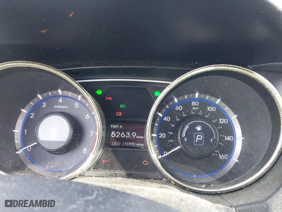 2012 Hyundai Sonata GLS with VIN 5NPEB4AC3CH377803, listed as a IAAI auction lot 42087284 with 170,992 mi miles. Bid and sale history available at carsss.com. Image 7.