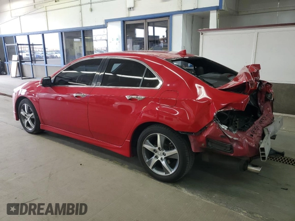 2014 Acura TSX Special Edition with VIN JH4CU2F8XEC000909, listed as a Copart auction lot 56517155 with 121,564 mi miles and Salvage title. Bid and sale history available at DreamBid. Image 2.