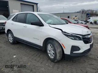 2024 Chevrolet Equinox LS with VIN 3GNAX5EG1RL294356, listed as a Copart auction lot 48127605 with 11,164 mi miles and Salvage Title. Bid and sale history available at carsss.com. Image 4.