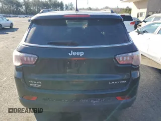 2018 Jeep Compass Limited with VIN 3C4NJDCB0JT245828, listed as a Copart auction lot 43236845 with 66,330 mi miles and Salvage Title. Bid and sale history available at DreamBid. Image 6.