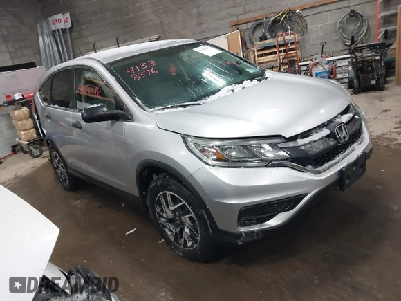 2016 Honda CR-V SE with VIN 2HKRM4H43GH696134, listed as a IAAI auction lot 41338376 with Not Provided miles and . Bid and sale history available at carsss.com. Image 1.