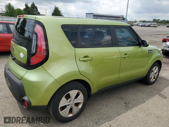 2015 Kia Soul with VIN KNDJN2A22F7777927, listed as a Copart auction lot 54880945 with 111,276 mi miles and Clean Title. Bid and sale history available at DreamBid. Image 3.