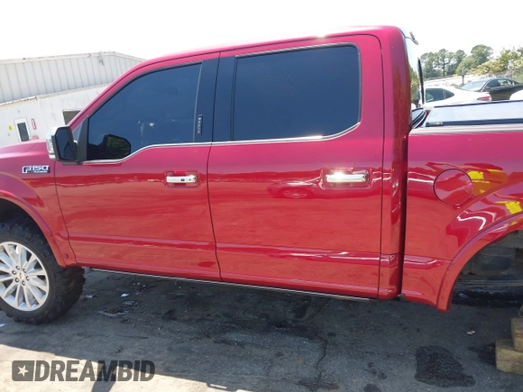 2018 Ford F-150 XL with VIN 1FTEW1EG7JFE58035, listed as a IAAI auction lot 42564558 with 122,577 mi miles and . Bid and sale history available at DreamBid. Image 15.