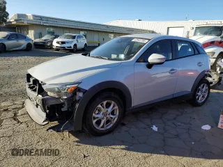 2021 Mazda CX-3 Sport with VIN JM1DKDB70M1500172, listed as a Copart auction lot 42643785 with 65,397 mi miles and Salvage Title. Bid and sale history available at carsss.com. Image 1.