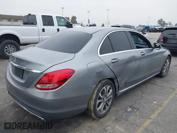 2016 Mercedes-Benz C 300 with VIN 55SWF4JB8GU097345, listed as a IAAI auction lot 42429203 with 110,273 mi miles and . Bid and sale history available at DreamBid. Image 4.