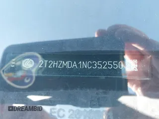 2022 Lexus RX 350 z VIN 2T2HZMDA1NC352550, wystawiony jako IAAI lot #42024421 z przebiegiem Nie podano mil oraz . Historia ofert i sprzedaży dostępna na DreamBid. Obrazek 9.