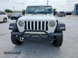 2023 Jeep Wrangler Sport with VIN 1C4HJXAG4PW667732, listed as a Copart auction lot 61261215 with 48,089 mi miles and Salvage title. Bid and sale history available at DreamBid. Image 5.