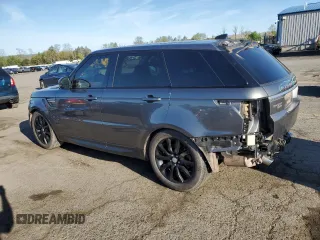 2017 Land Rover Range Rover Sport HSE with VIN SALWR2FK8HA694052, listed as a Copart auction lot 53330155 with 75,181 mi miles and Salvage title. Bid and sale history available at DreamBid. Image 2.