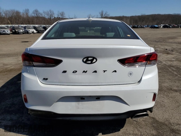 2019 Hyundai Sonata SE with VIN 5NPE24AF5KH813480, listed as a Copart auction lot 48629485 with 76,752 mi miles and Salvage Title. Bid and sale history available at carsss.com. Image 6.