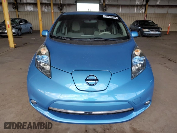 2011 Nissan LEAF SL with VIN JN1AZ0CPXBT001891, listed as a Copart auction lot 87545915 with 100,430 mi miles and Clean Title. Bid and sale history available at carsss.com. Image 5.