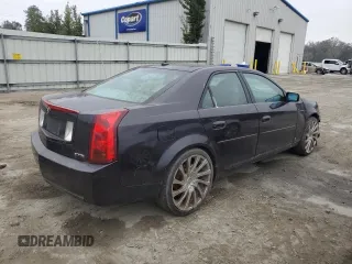 2006 Cadillac CTS with VIN 1G6DM57T660140729, listed as a Copart auction lot 83374934 with 183,117 mi miles and Salvage Title. Bid and sale history available at carsss.com. Image 3.