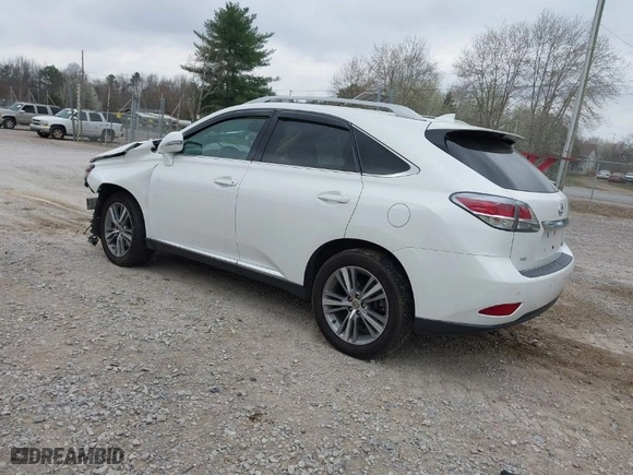 2015 Lexus RX 350 with VIN 2T2ZK1BA7FC180259, listed as a IAAI auction lot 41802120 with 170,553 mi miles. Bid and sale history available at carsss.com. Image 3.