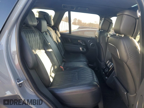 2020 Land Rover Range Rover SV Autobiography Dynamic with VIN SALGW2RE9LA598992, listed as a Copart auction lot 80763454 with 53,514 mi miles and Salvage title. Bid and sale history available at DreamBid. Image 11.