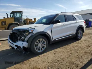 2022 Ford Explorer XLT with VIN 1FMSK8DH0NGB64957, listed as a Copart auction lot 54223705 with 18,467 mi miles and Salvage Title. Bid and sale history available at DreamBid. Image 1.