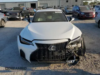2023 Lexus IS with VIN JTHGZ1B24P5066460, listed as a Copart auction lot 70842564 with 31,280 mi miles and Salvage Title. Bid and sale history available at carsss.com. Image 5.
