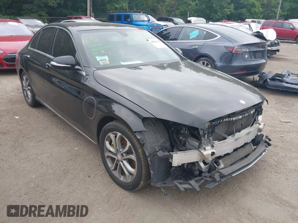 2015 Mercedes-Benz C 300 with VIN 55SWF4JB8FU075134, listed as a IAAI auction lot 39556919 with 102,311 mi miles and . Bid and sale history available at DreamBid. Image 1.
