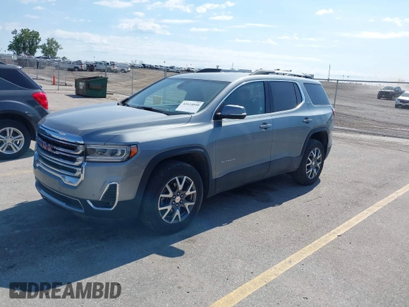 2023 GMC Acadia SLT with VIN 1GKKNML46PZ130813, listed as a IAAI auction lot 42614040 with 56,086 mi miles and . Bid and sale history available at DreamBid. Image 22.
