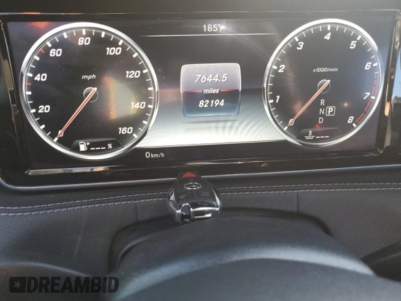 2017 Mercedes-Benz S 550 with VIN WDDXJ8FB7HA027727, listed as a Copart auction lot 45542445 with 82,194 mi miles and Salvage title. Bid and sale history available at DreamBid. Image 9.