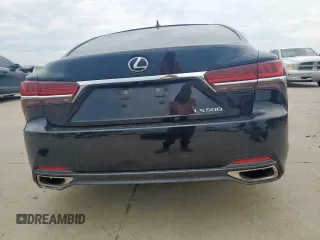 2018 Lexus LS 500 with VIN JTHB51FF9J5000688, listed as a Copart auction lot 58664355 with 106,208 mi miles and Salvage title. Bid and sale history available at DreamBid. Image 6.